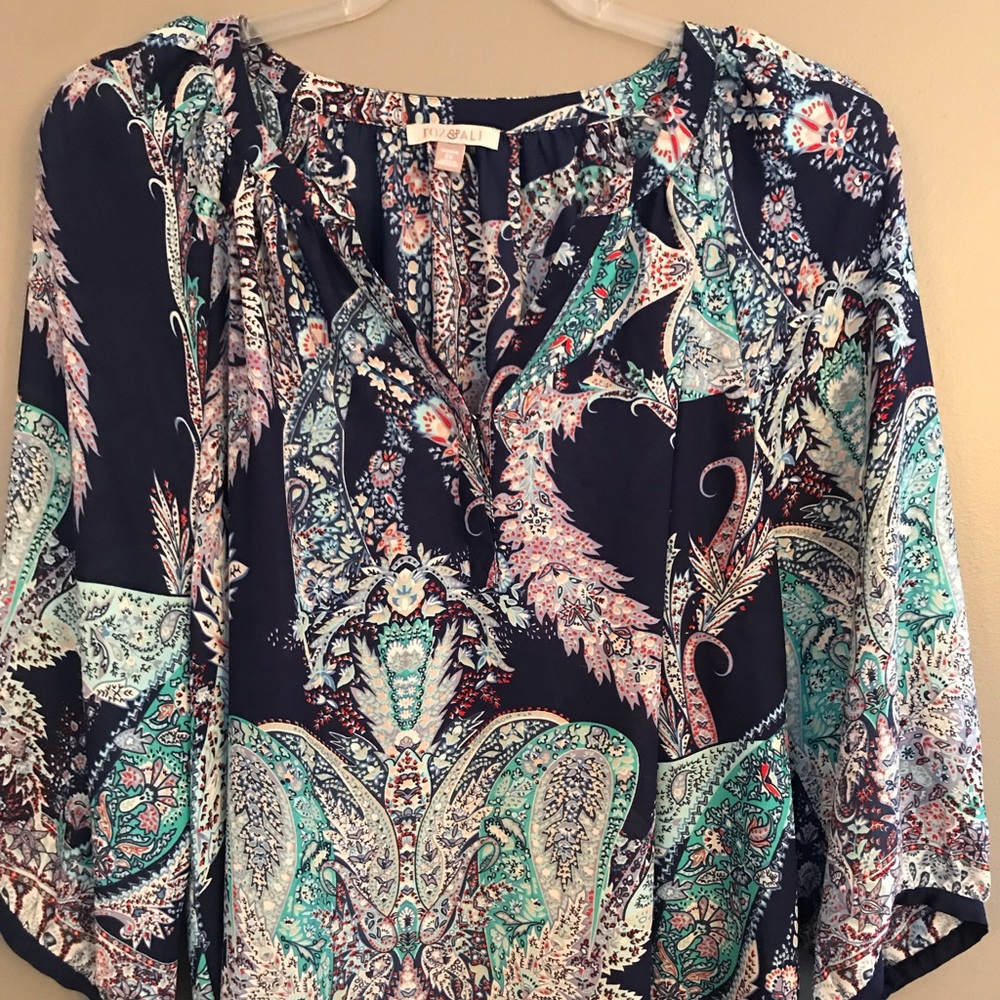Roz&Ali sheer blouse 2X like new